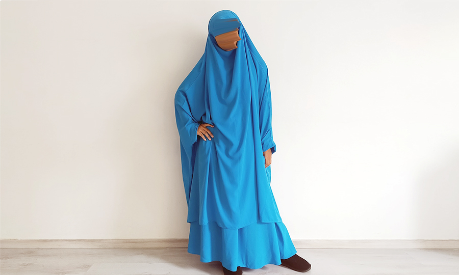 tissu pour jilbab - apprendre à coudre un jilbab
